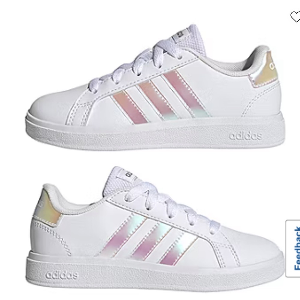 Adidas Grand Court 2.0 kids tennis shoes women size 7
